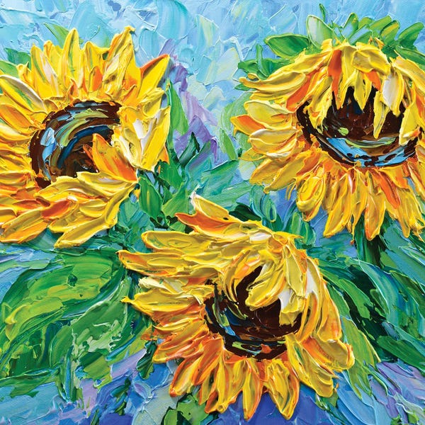 Fine Art Print: Sunflowers Bouquet II by Olga Tkachyk