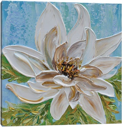 Magnolia Canvas Art Print - Olga Tkachyk
