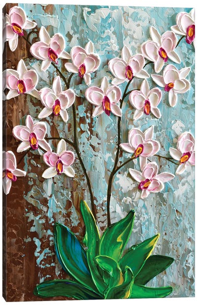 Beautiful Orchid Canvas Art Print - Olga Tkachyk