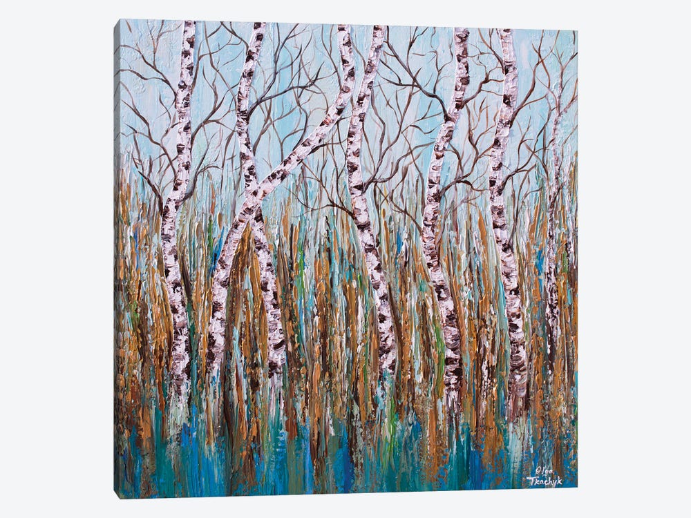 Birches Forest by Olga Tkachyk 1-piece Canvas Artwork