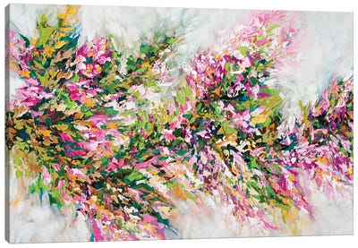 Cherry Blossom Branch Canvas Art Print - Olga Tkachyk