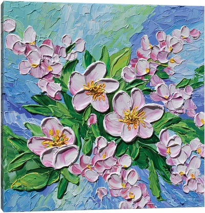 Apple Blossom Canvas Art Print - Olga Tkachyk