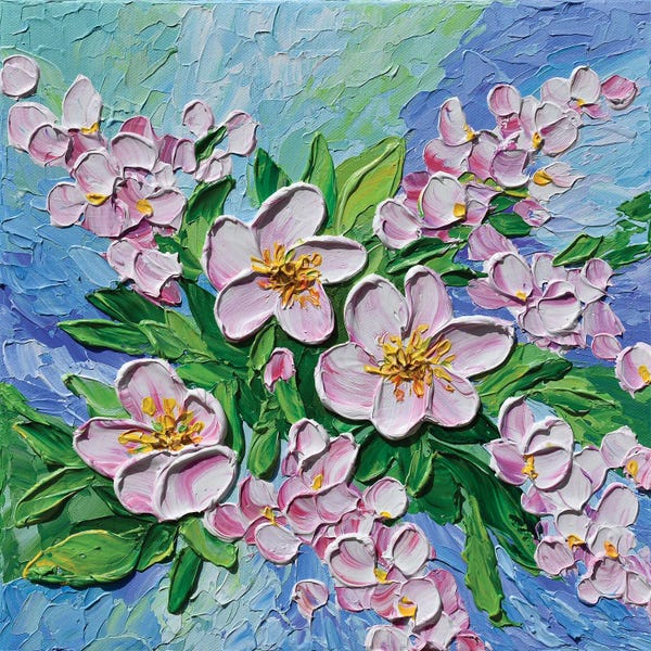 Apple Blossoms: Apple Blossom by Olga Tkachyk