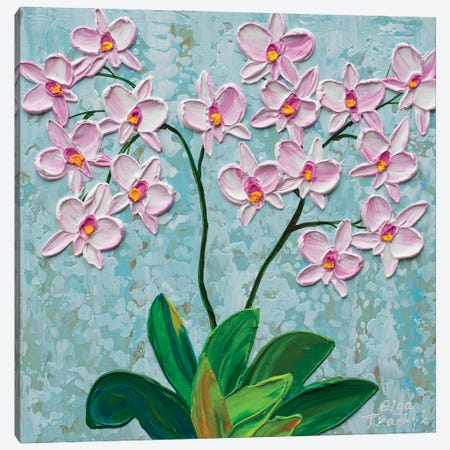 Winter Orchid II Canvas Print #OTK172} by Olga Tkachyk Canvas Print