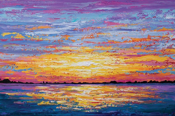 Olga Tkachyk: Ocean Sunset by Olga Tkachyk