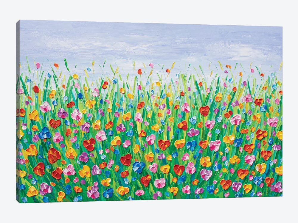 Summer Meadow by Olga Tkachyk 1-piece Canvas Print