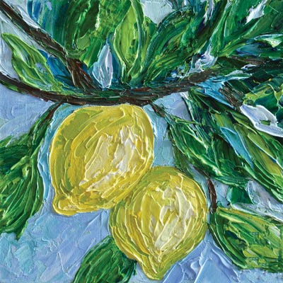 Lemons by Olga Tkachyk art print