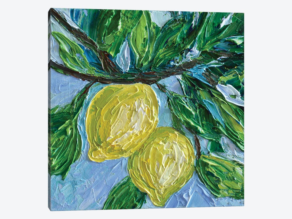 Lemons by Olga Tkachyk 1-piece Canvas Wall Art