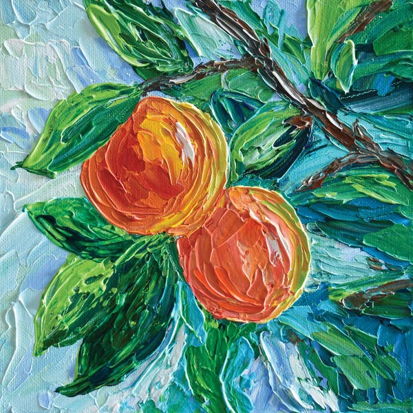 Olga Tkachyk: Peaches by Olga Tkachyk