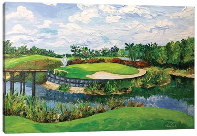 Golf Course Canvas Art Print - Golf Art