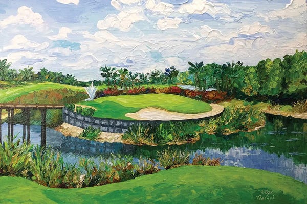 Olga Tkachyk: Golf Course by Olga Tkachyk
