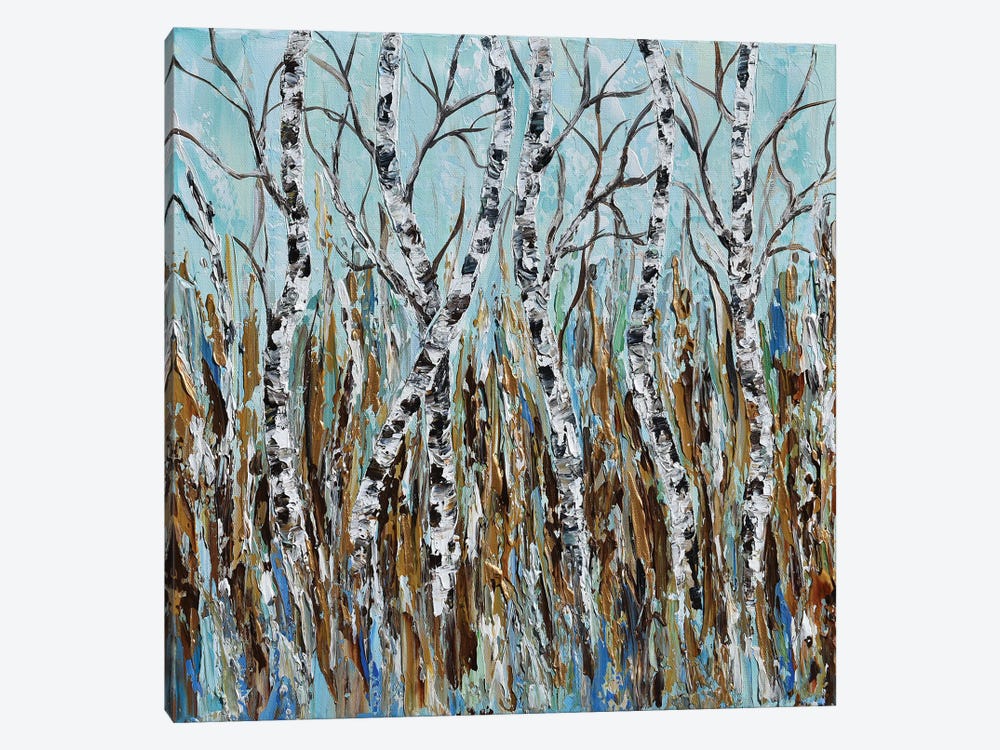 Birches by Olga Tkachyk 1-piece Canvas Art