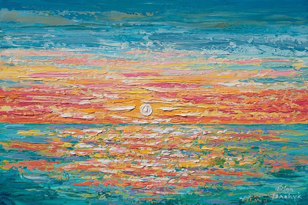 Olga Tkachyk: Relaxing Sunset by Olga Tkachyk