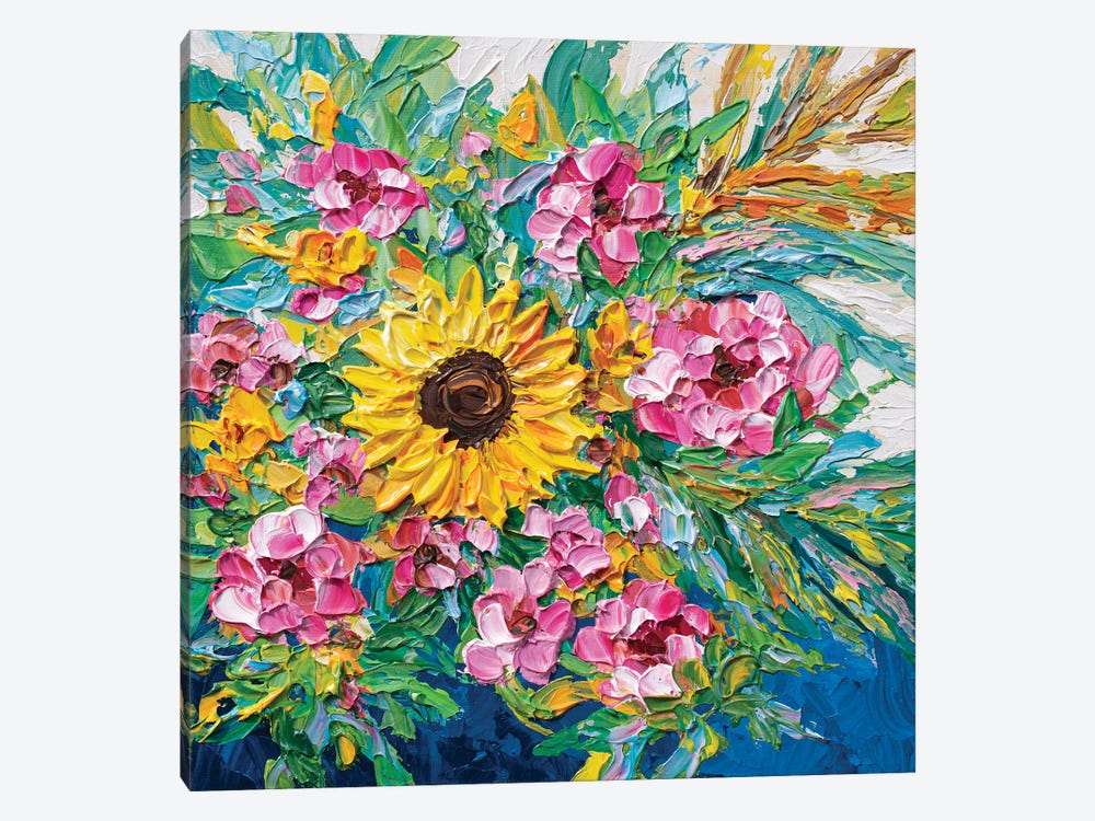 Be Like A Sunflower by Olga Tkachyk 1-piece Canvas Artwork