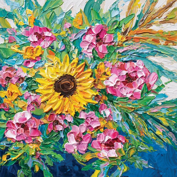 Fine Art Print: Be Like A Sunflower by Olga Tkachyk