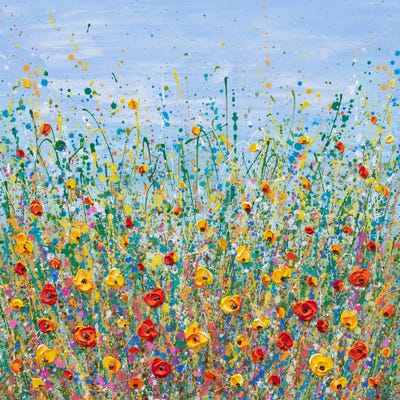 Summer Joy by Olga Tkachyk framed canvas print