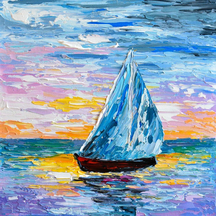 Sailing At Sunset