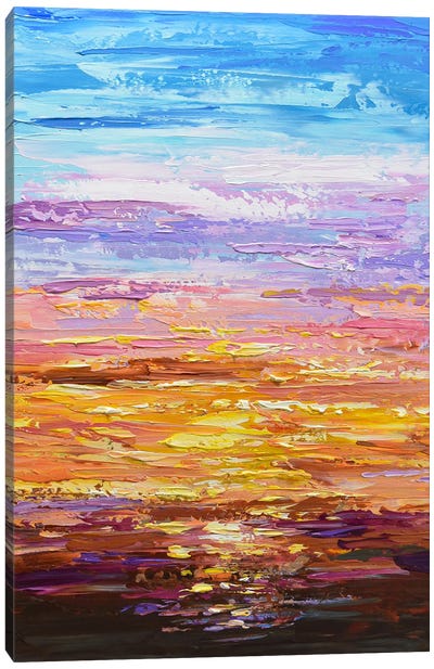 Sunset In August Canvas Art Print - Olga Tkachyk