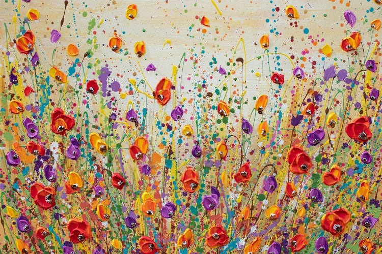 Sunset Meadow by Olga Tkachyk wall art