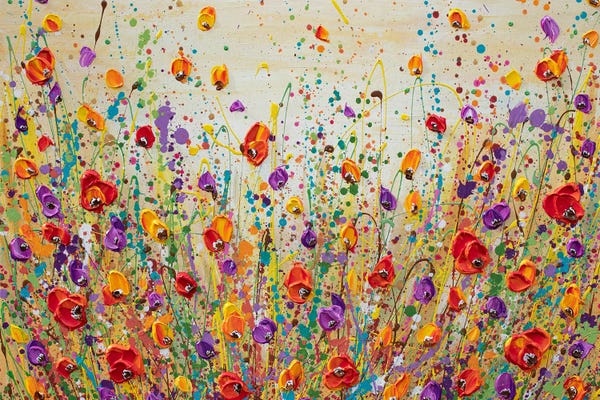 Olga Tkachyk: Sunset Meadow by Olga Tkachyk