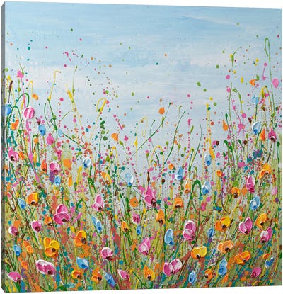 Spring Meadow Canvas Art Print - Olga Tkachyk