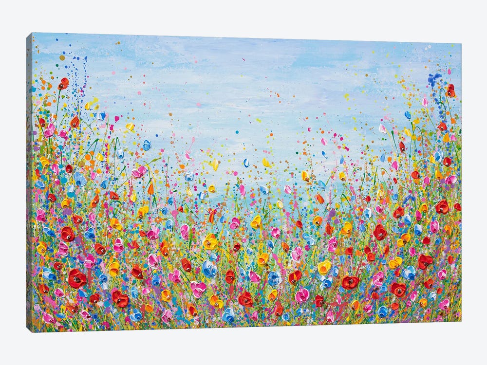 Wildflowers by Olga Tkachyk 1-piece Canvas Artwork