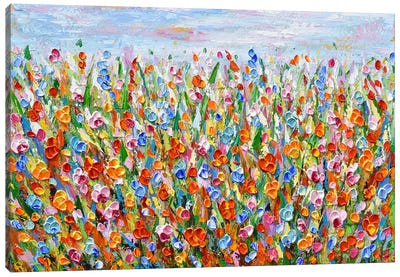 Meadow Joy Canvas Art Print - Olga Tkachyk