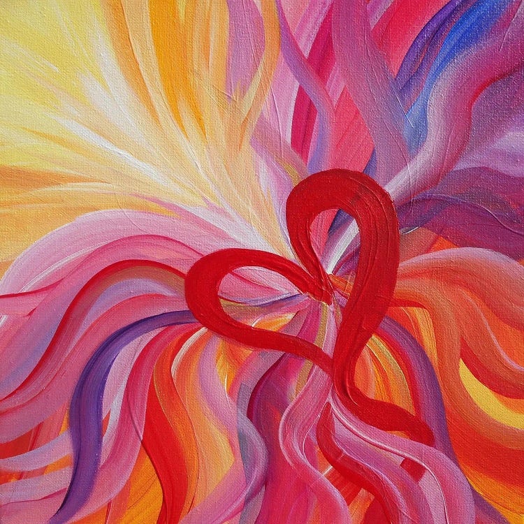 Love Of My Heart II by Olga Tkachyk wall art