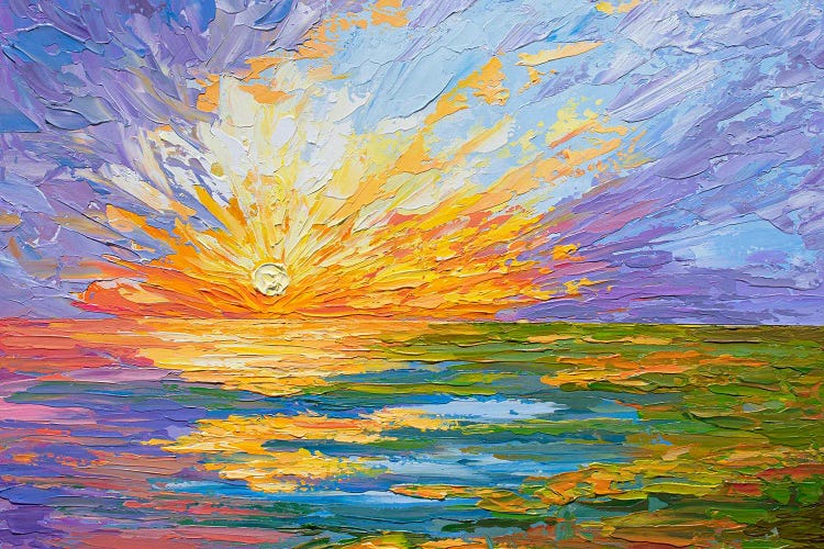 Lake Sunset by Olga Tkachyk wall art