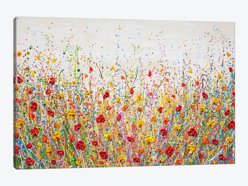 Flourish Of Summer by Olga Tkachyk 1-piece Canvas Print