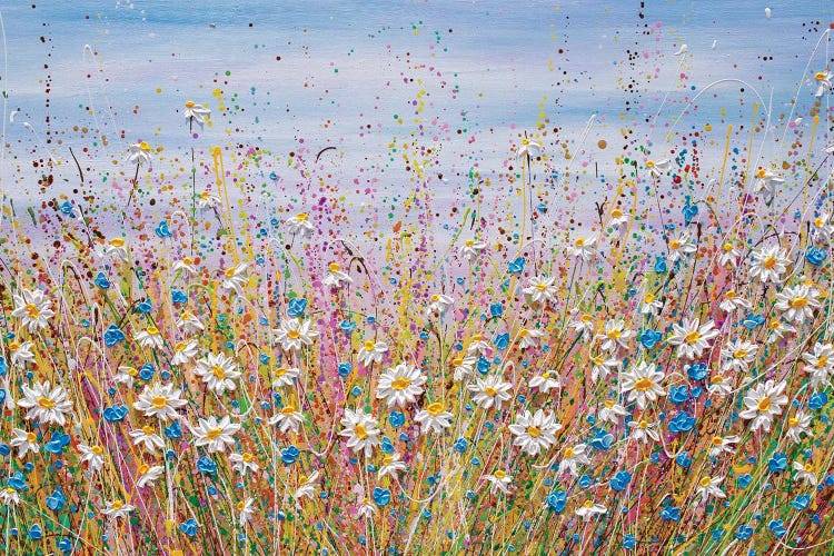 Summer Daisy Field by Olga Tkachyk canvas print