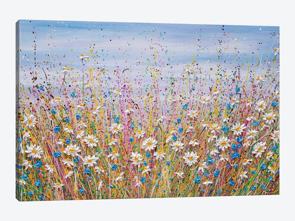 Summer Daisy Field by Olga Tkachyk 1-piece Canvas Print