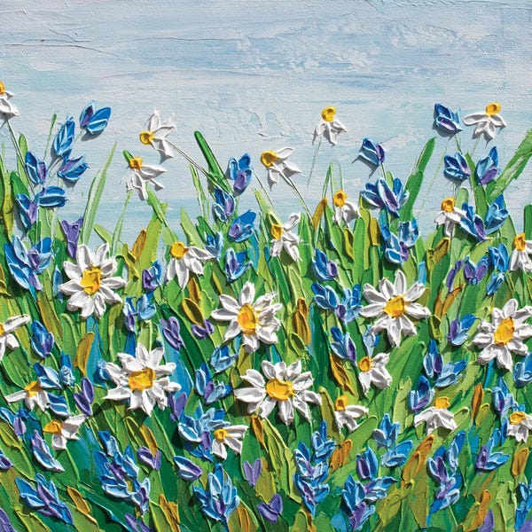 Daisies: Daisies In June by Olga Tkachyk