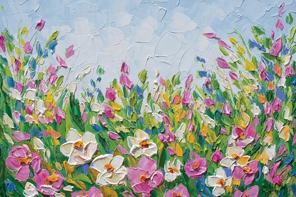 Gardens & Floral Landscapes: Joyful Flowers by Olga Tkachyk