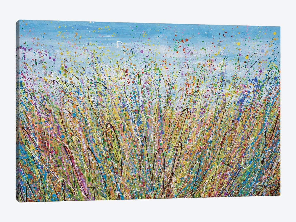 Wildflower Splash by Olga Tkachyk 1-piece Canvas Art Print