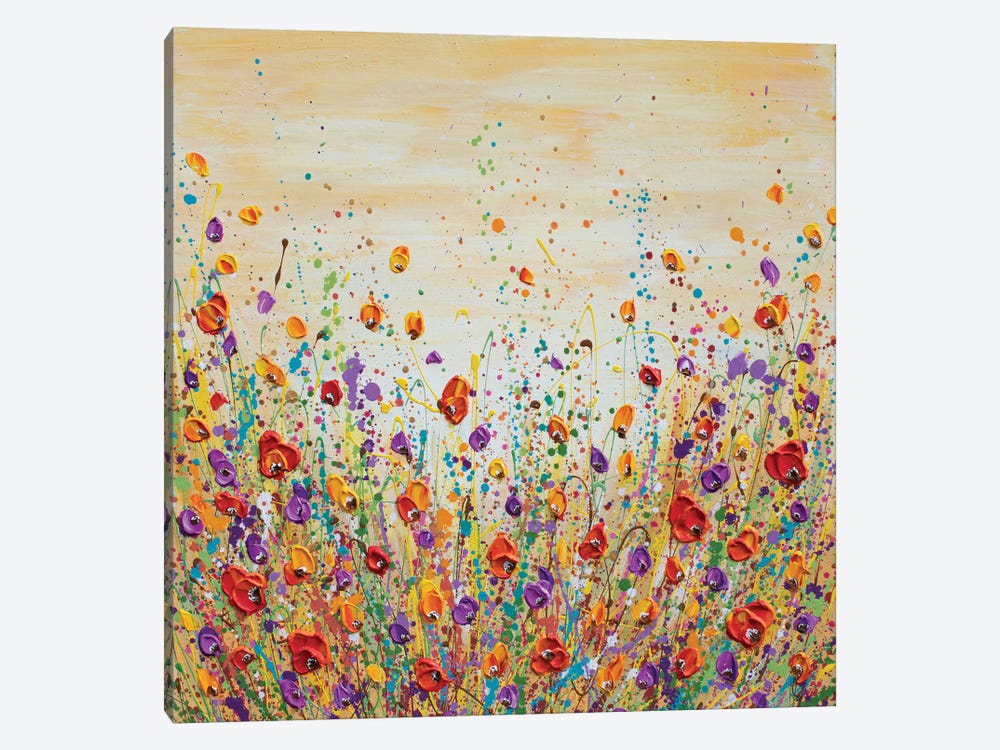 Sunset Meadow II by Olga Tkachyk 1-piece Canvas Print