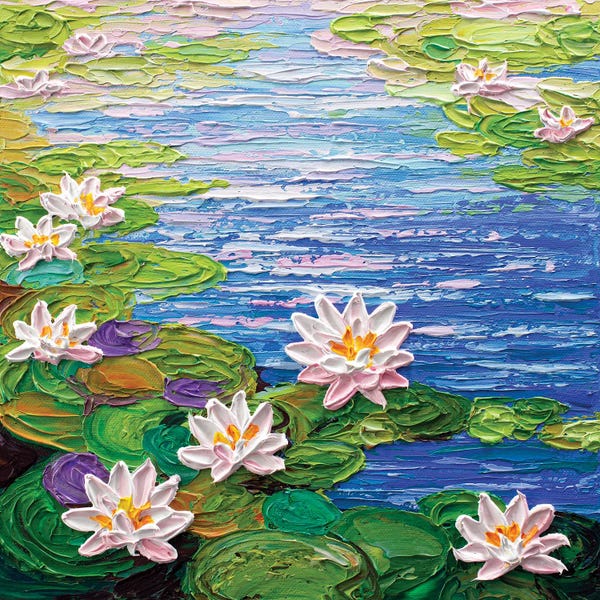 Water Lilies: Water Lilies Pond II by Olga Tkachyk