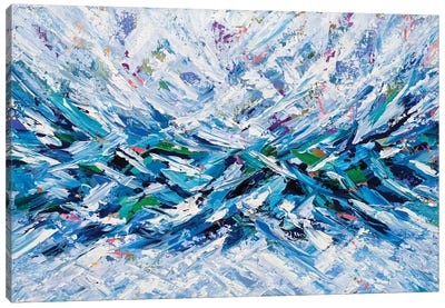 Breaking The Ice Canvas Art Print - Olga Tkachyk