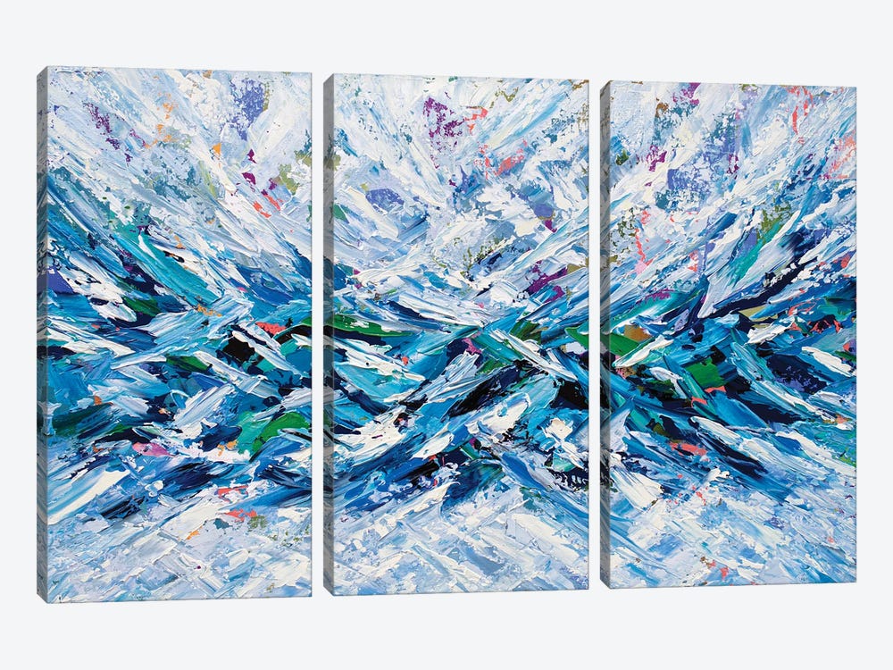 Breaking The Ice by Olga Tkachyk 3-piece Canvas Artwork