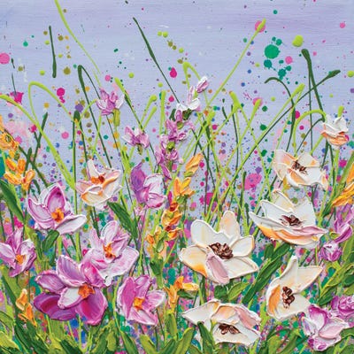 Flowers At Dawn by Olga Tkachyk multi panel art