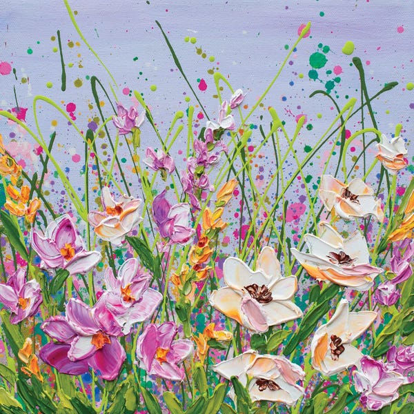 Olga Tkachyk: Flowers At Dawn by Olga Tkachyk