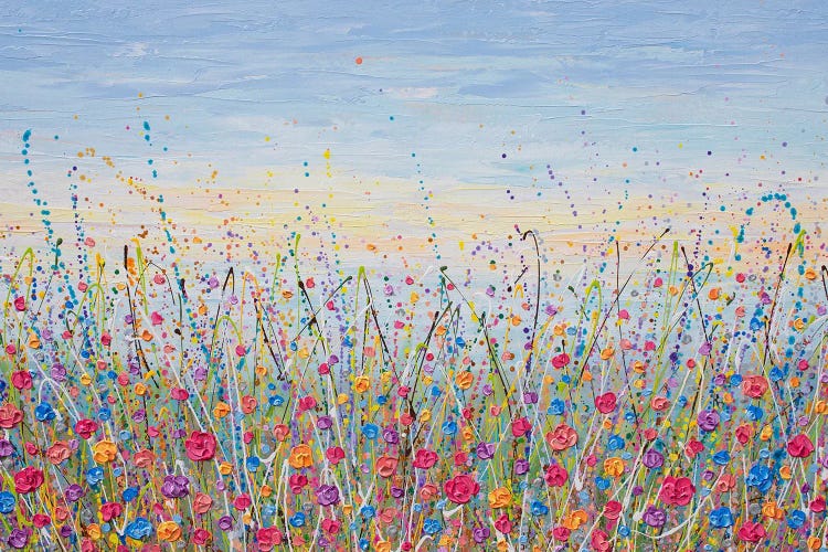 Vibrant Meadow by Olga Tkachyk wall art