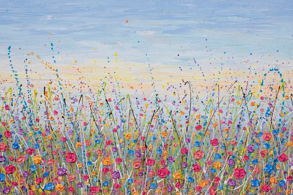 Olga Tkachyk: Vibrant Meadow by Olga Tkachyk