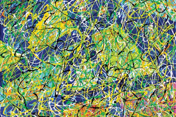 Similar To Jackson Pollock: Colorful Pathways by Olga Tkachyk