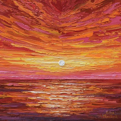 How Summer Sunset by Olga Tkachyk canvas print