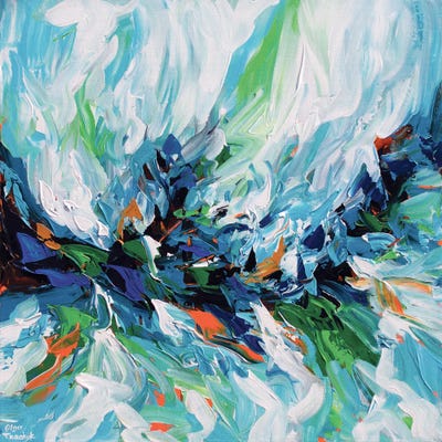 New Beginnings by Olga Tkachyk framed canvas print