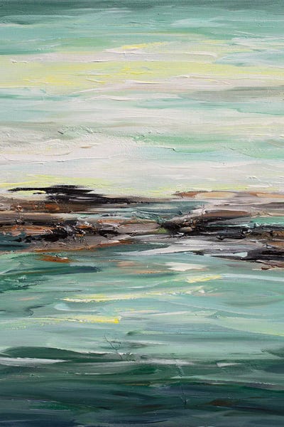 Ocean Sunrise by Olga Tkachyk framed canvas print