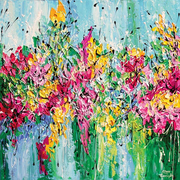 Olga Tkachyk: Colorful Garden by Olga Tkachyk