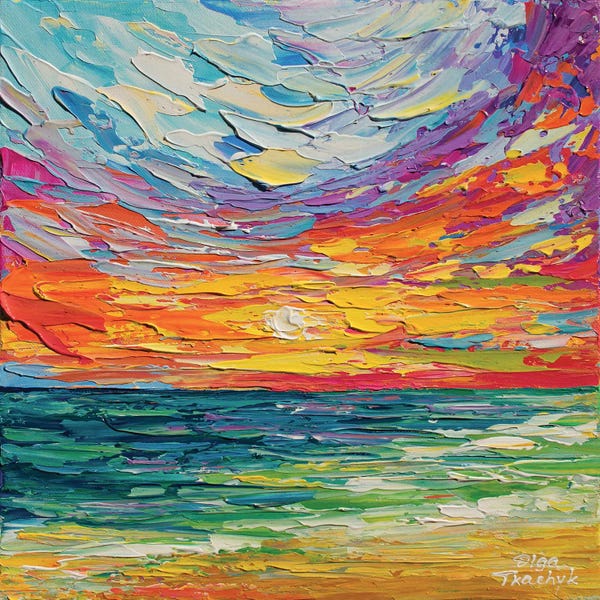Olga Tkachyk: Bright Sunset by Olga Tkachyk