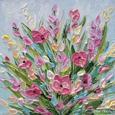 Spring Bouquet by Olga Tkachyk multi panel art